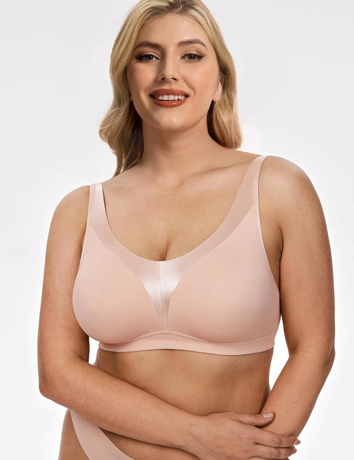 Wireless Full-Coverage Smoothing U-Back Bra