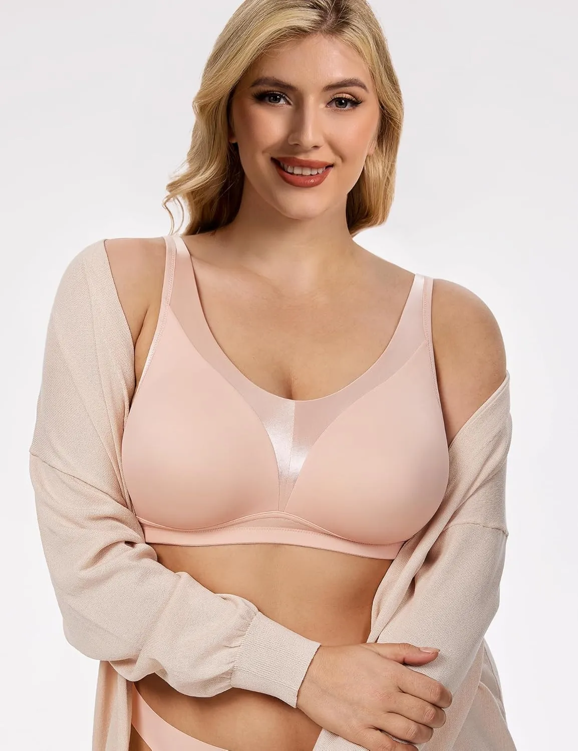 Wireless Full-Coverage Smoothing U-Back Bra