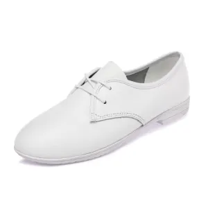 Women Genuine Leather Moccasins Korean Vulcanized Shoes