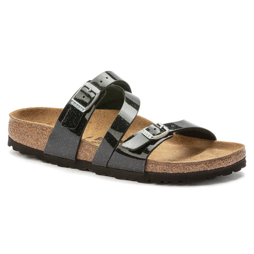 Women's Birkenstock Salina Birko-Flor Color: Magic Galaxy Black