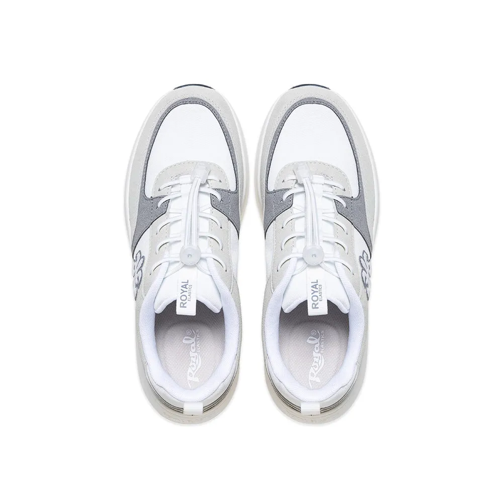 Women's Riviera White Gray Casual Sneakers 97843-088