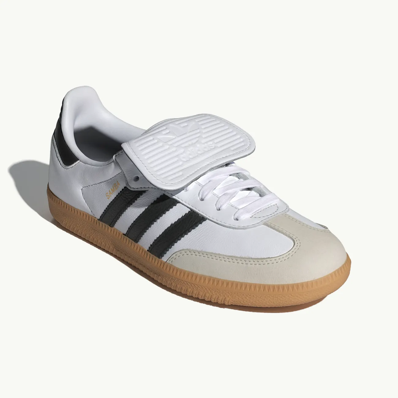 Women's Samba LT - White/Core Black/Gold Metallic