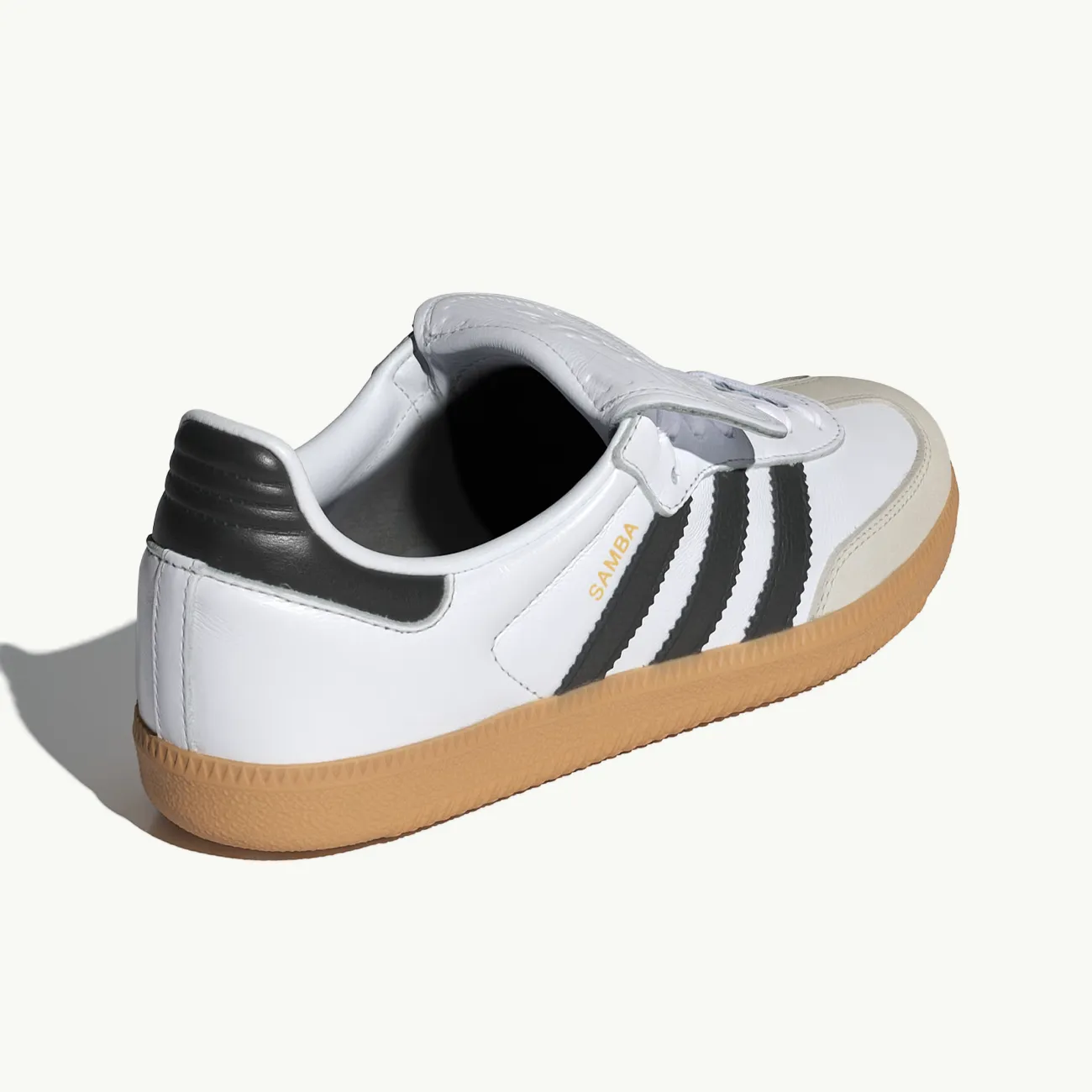 Women's Samba LT - White/Core Black/Gold Metallic