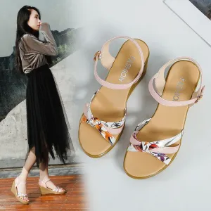 Women’s Wedge Sandals High Thick Heel Non-slip