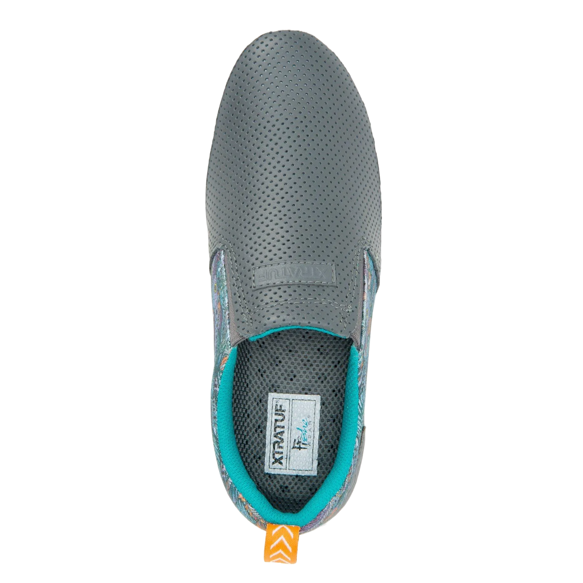 XTRATUF Ladies Fishe®wear Groovy Grayling Sharkbyte Gray Shoes XSW7GG