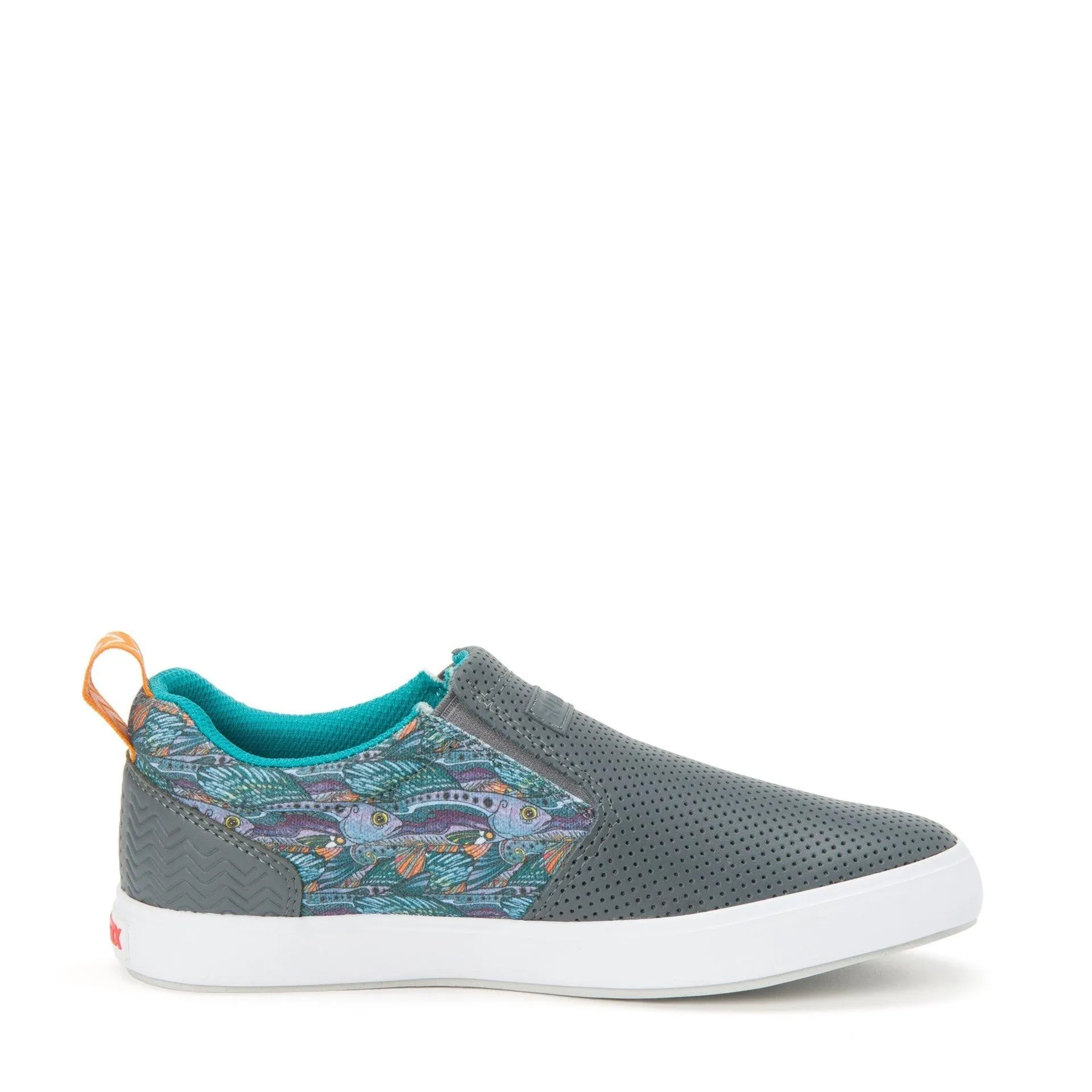 XTRATUF Ladies Fishe®wear Groovy Grayling Sharkbyte Gray Shoes XSW7GG