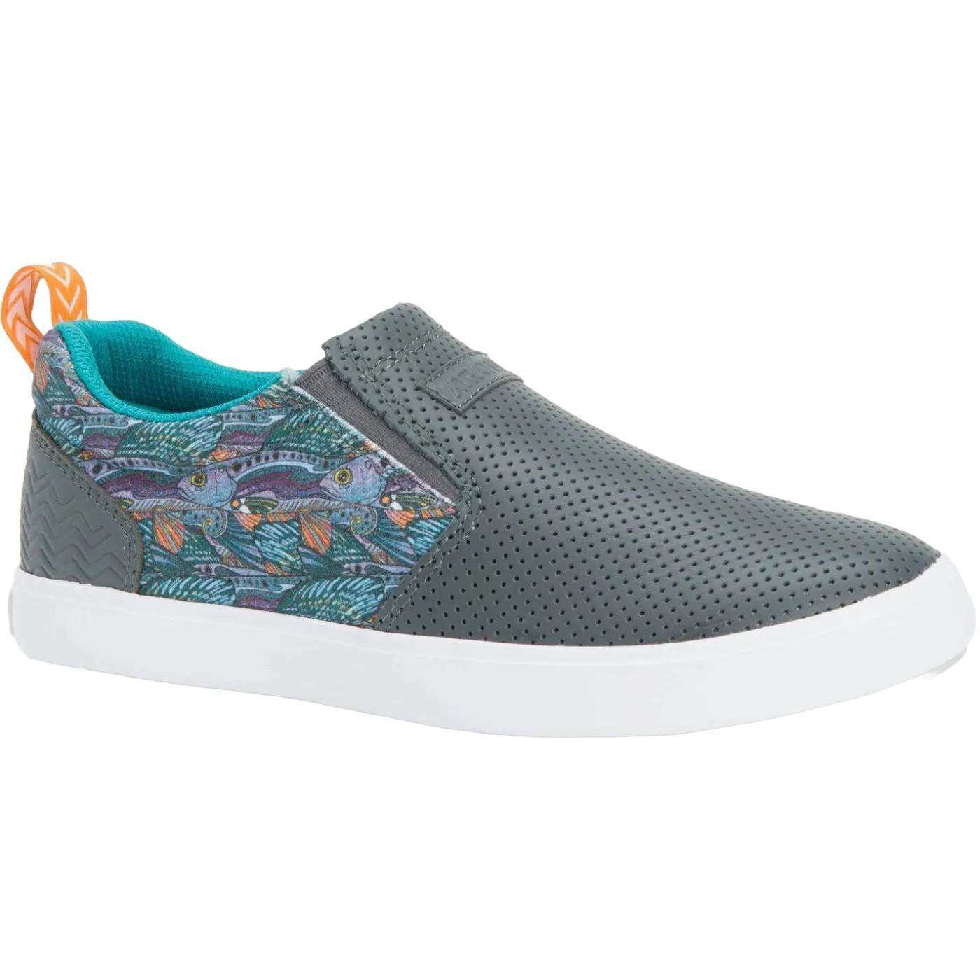 XTRATUF Ladies Fishe®wear Groovy Grayling Sharkbyte Gray Shoes XSW7GG